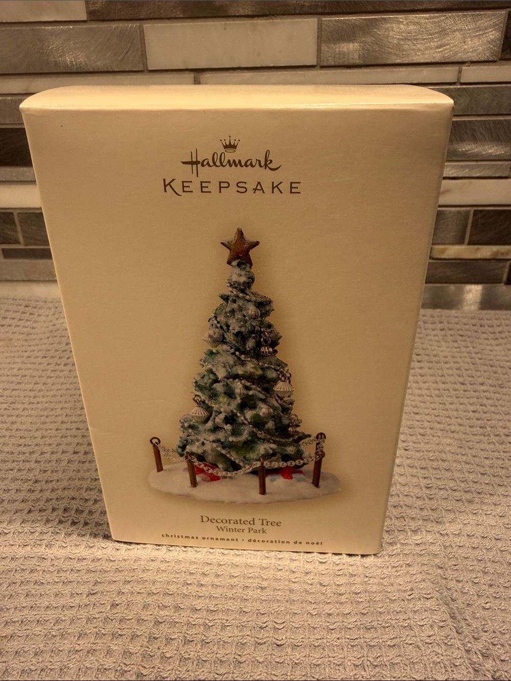 Hallmark Keepsake Ornament- Decorated Tree Winter Park - 2007